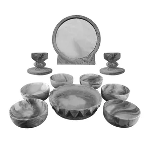 مجموعه ظروف هفت سین 10 پارچه مدل خورشید