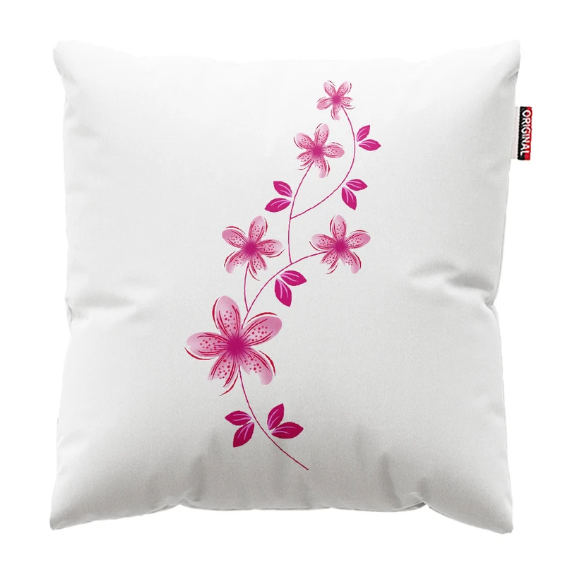 کوسن پاد آفرین طرح گل کد 2527 سایز 30*30 سانتی متر