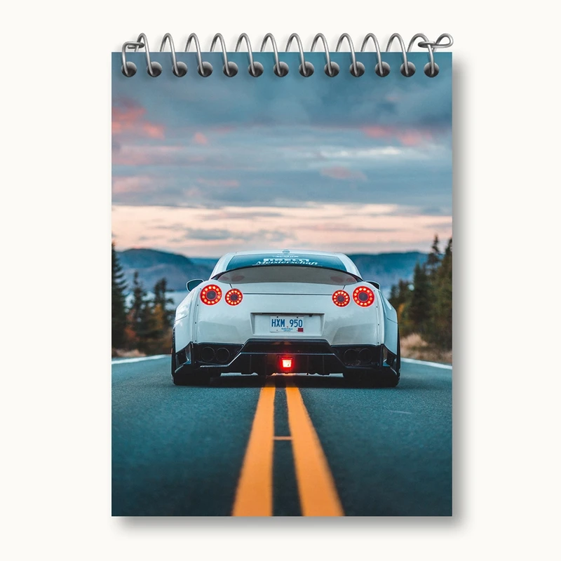 دفتر یادداشت 50 برگ خندالو مدل ماشین اسپرت Sport Car کد 28735