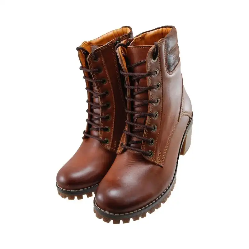 نیم بوت زنانه مدل چرم طبیعی کد 612.1