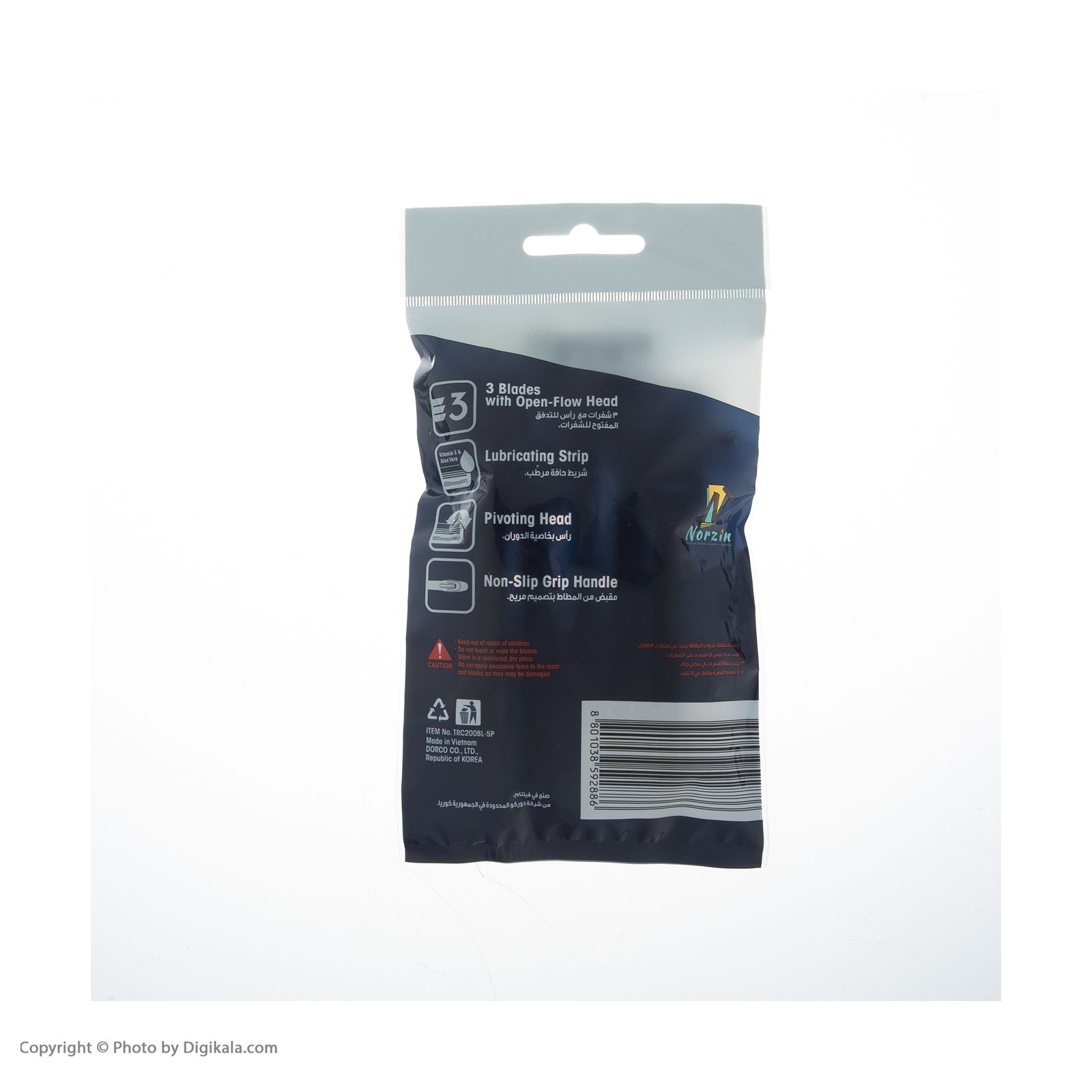 خودتراش دورکو مدل Pace 3 Disposable تحت لیسانس بسته 5 عددی -  - 3