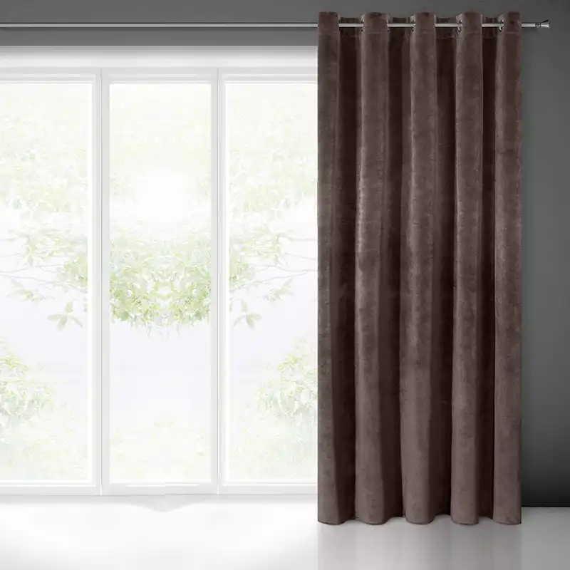 پرده تیکو دکو مدل مخمل مات هانزو سایز 140x280 سانتی متر