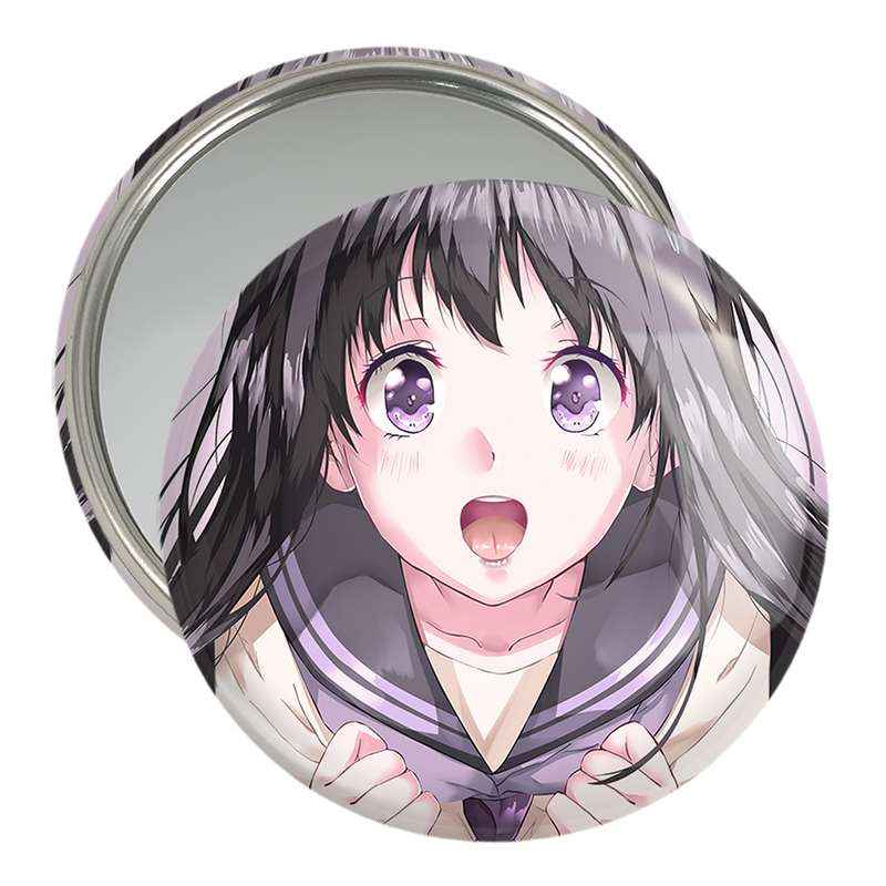 آینه جیبی خندالو مدل چیتاندا انیمه هیوکا Hyouka  کد 17063