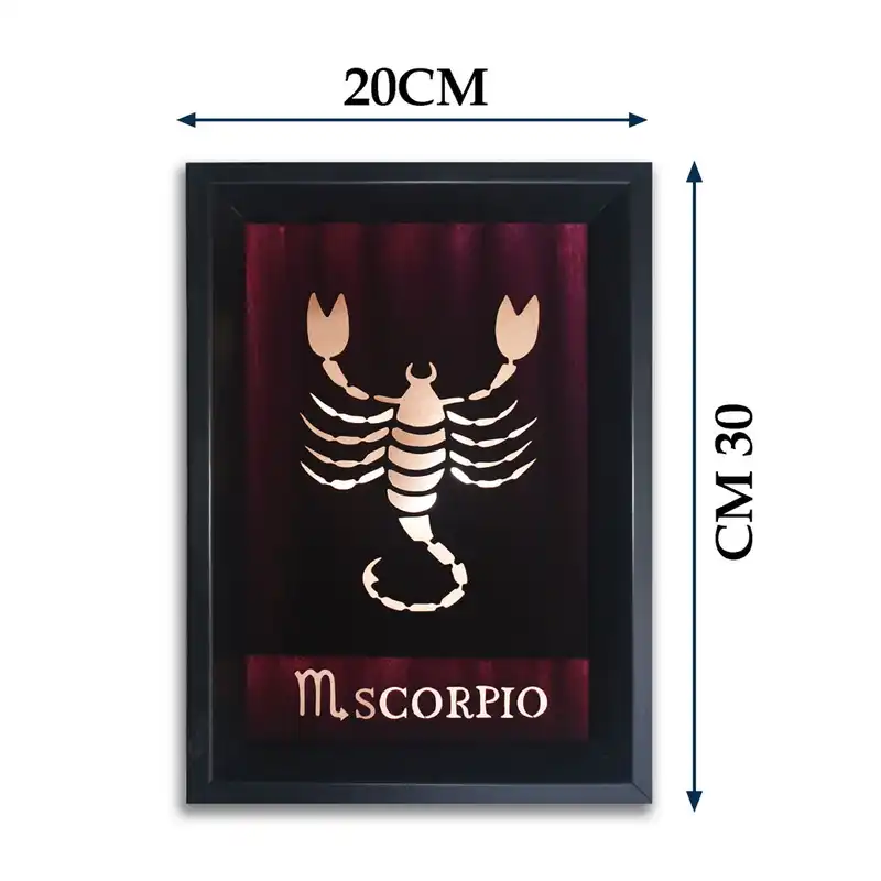 تابلو معرق مسی طرح نماد ماه تولد آبان کد 2030-73