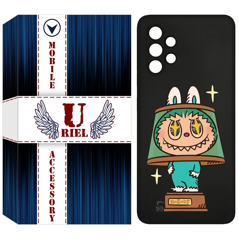 کاور یوریل قاب مدل KSH کد 126 طرح عروسک لبوبو مناسب برای گوشی موبایل سامسونگ Galaxy A32 4G