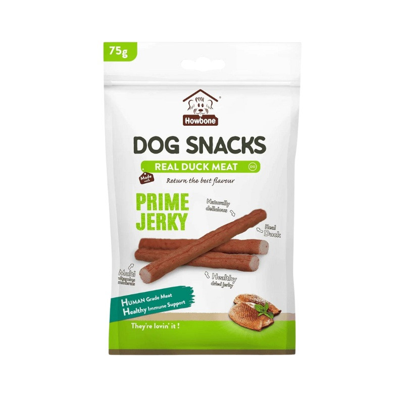 تشویقی مدادی سگ هابون مدل Prime Jerky گوشت اردک وزن 75 گرم
