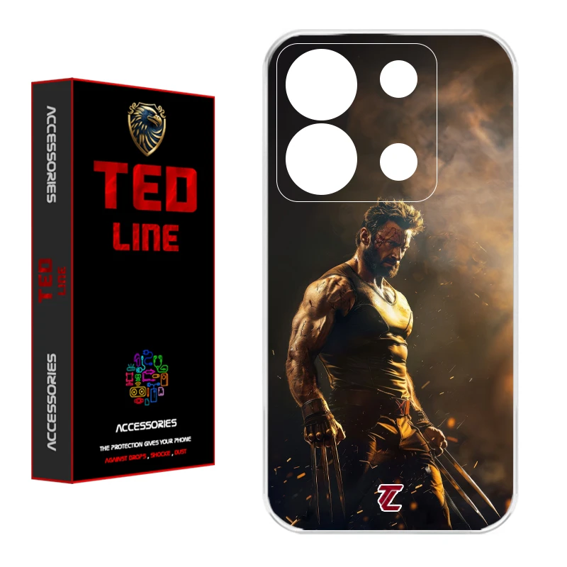 کاور تدلاین طرح ولورین کد 1204 مناسب برای گوشی موبایل شیائومی Redmi Note 13 Pro 5G / Poco X6