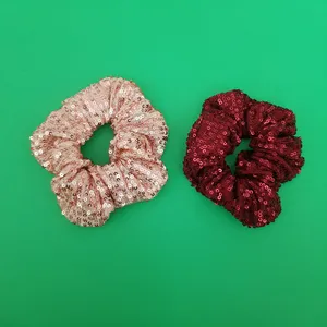 کش مو زنانه مدل توری پولکی بسته دو عددی