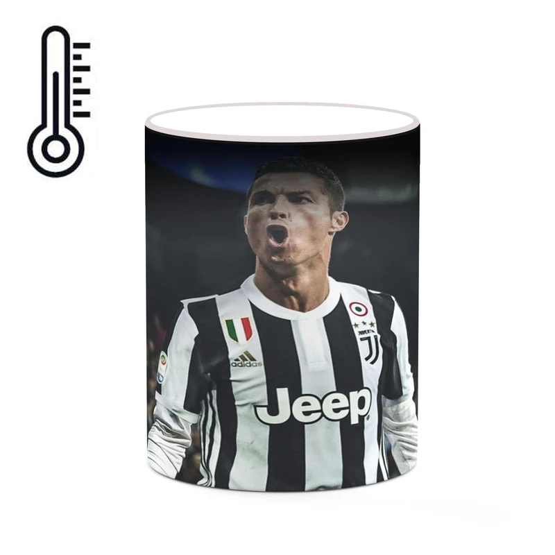ماگ حرارتی کاکتی طرح Ronaldo رونالدو مدل mgh43135