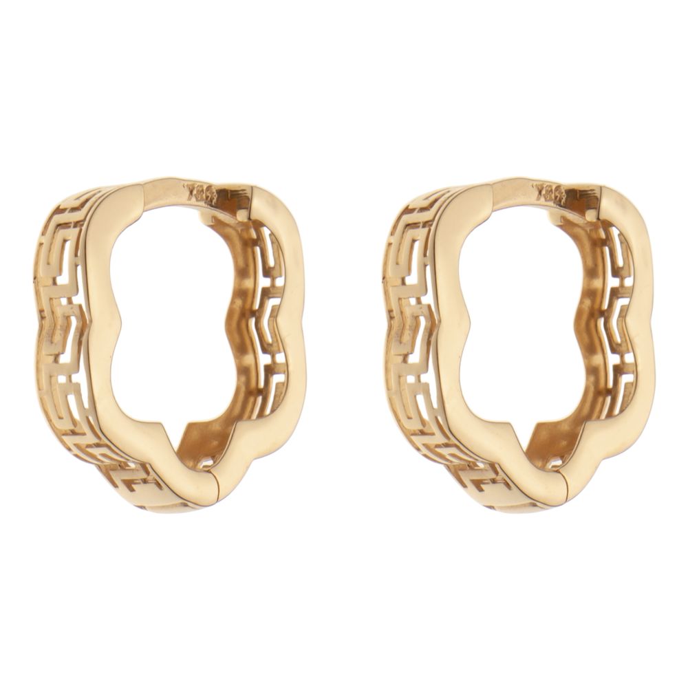 گوشواره حلقه ای طلا 18 عیار زنانه مایا ماهک مدل ME1213