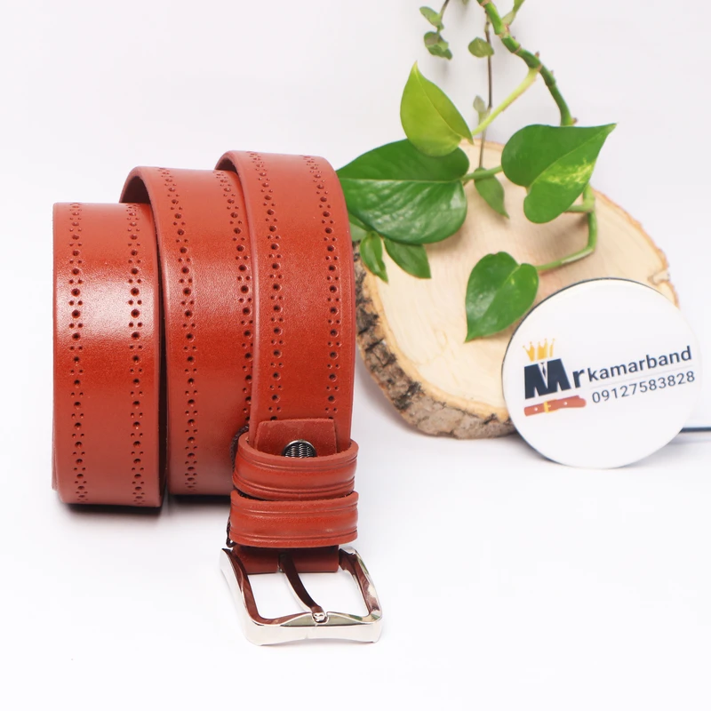 عکس شماره 14 : کمربند مردانه مدل چرم طبیعی