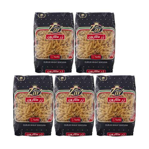 ماکارونی پیکولی زر ماکارون 500 گرم بسته 5 عددی