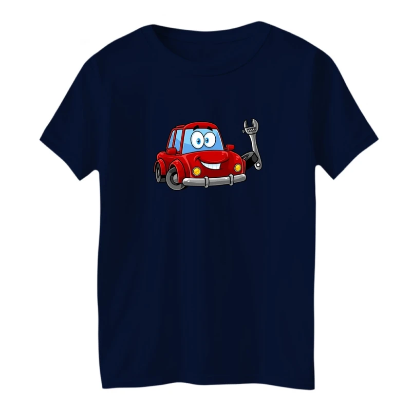 تی شرت آستین کوتاه بچگانه مدل ماشین ها کد06