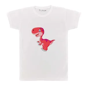 تی شرت بچگانه پرمانه طرح دایناسورهای بامزه کد pmt.5104