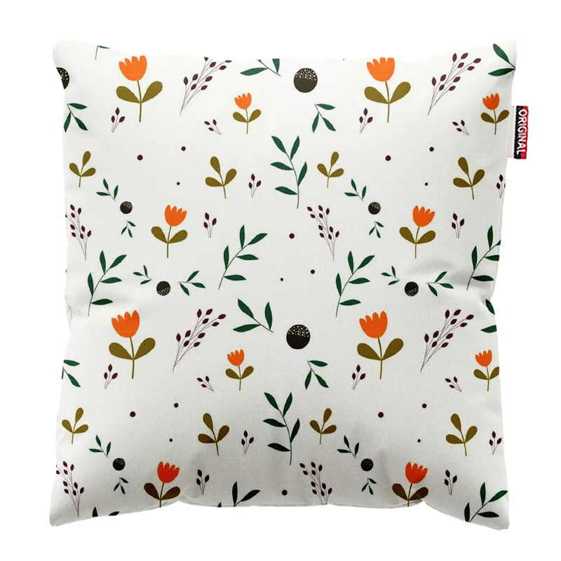  کوسن پاد آفرین طرح گل کد 1982 سایز 30*30 سانتی متر