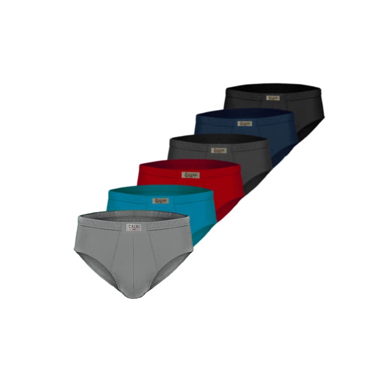 شورت مردانه تولیدی پاران مدل نخ پنبه خالص صادراتی مجموعه مجموعه 6 عددی