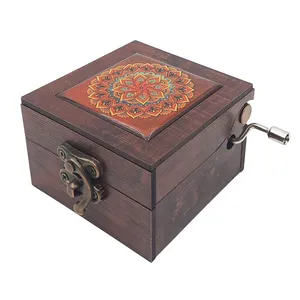  جعبه موزیکال طرح سنتی آینه دار کد JM-S01