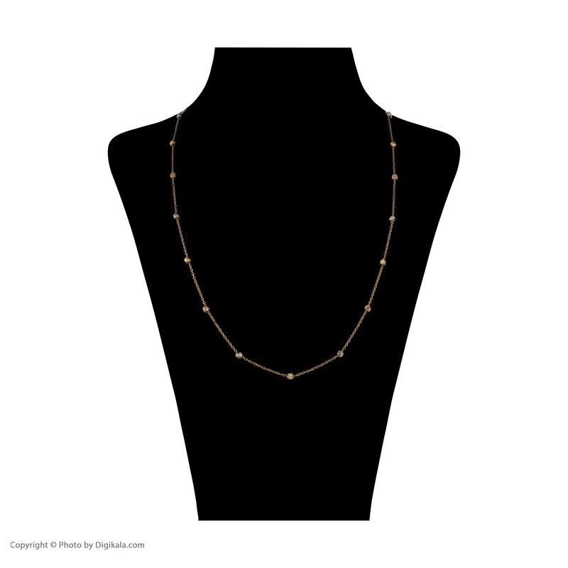 گردنبند طلا 18 عیار زنانه مایا ماهک مدل MM1724 طرح گوی تراش