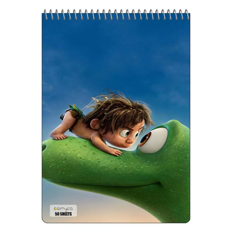 دفتر نقاشی 50 برگ سیمی کارنیکا طرح دایناسور خوب The Good Dinosaur کد 64116