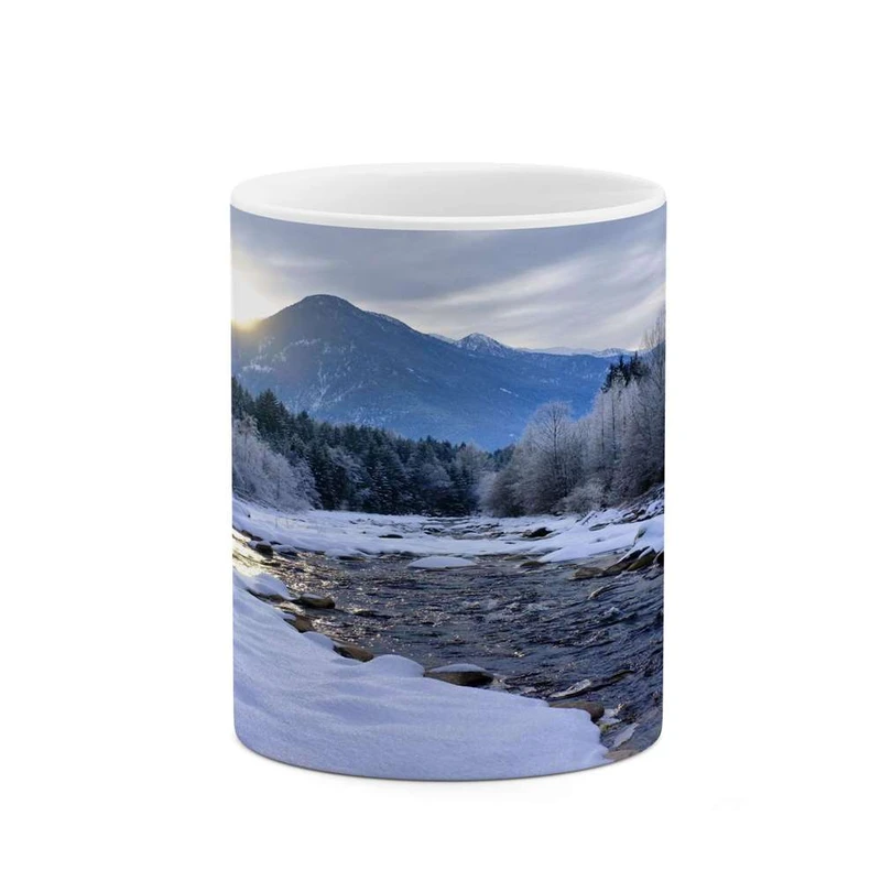 ماگ کاکتی مدل منظره برفی کد mgh14951