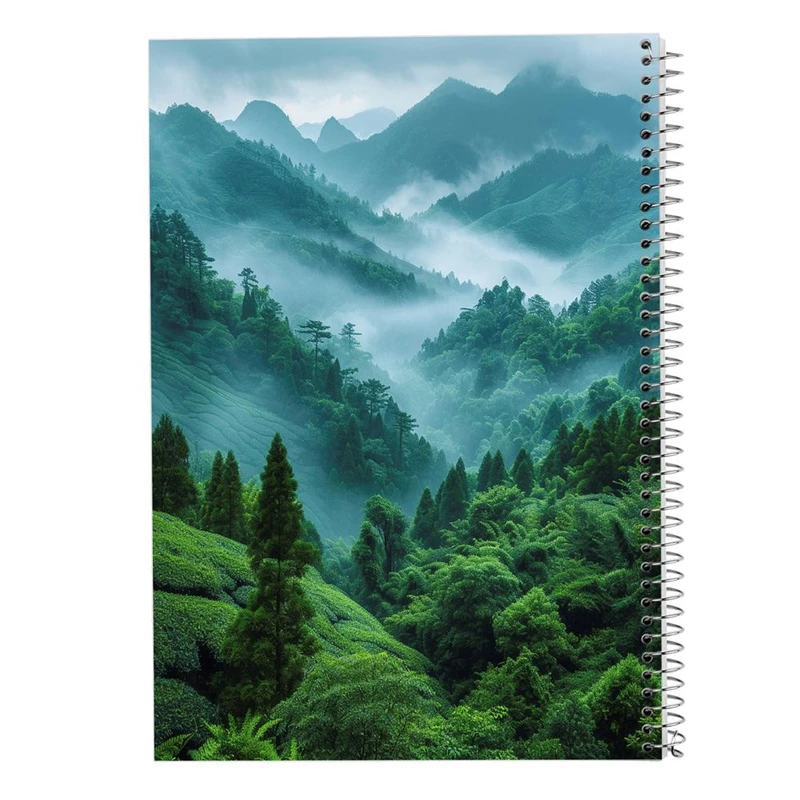 دفتر شطرنجی 50 برگ مدوپد طرح طبیعت کد DF15337