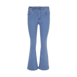 شلوار جین زنانه ویتالیت مدل بوتکات رنگ آبی