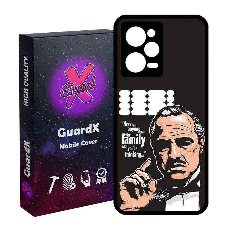 کاور گارد ایکس طرح God Father مدل Glass10197 مناسب برای گوشی موبایل شیائومی Redmi Note 12 Pro 5G/Poco X5 Pro 5G/Note 12 Pro Pro speed