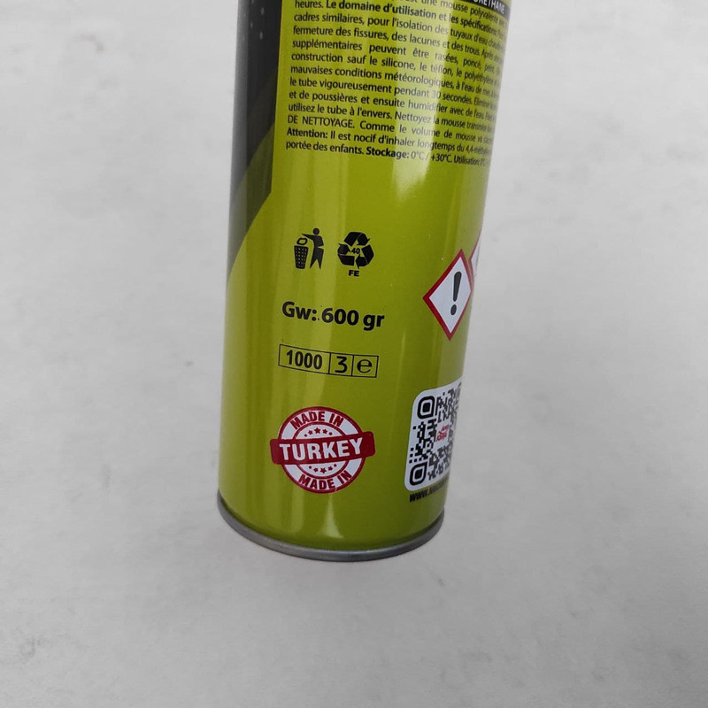 اسپری فوم آرازیم مدل A0 حجم 600 میلی لیتر اسپری فوم آرازیم مدل A0 حجم 600 میلی لیتر