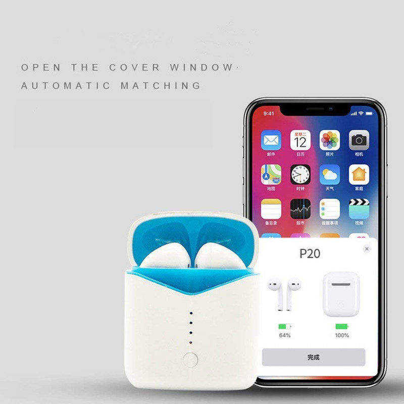 هدفون بلوتوثی مدل P20, 6D stereo