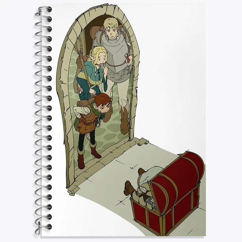 دفتر لغت 50 برگ خندالو طرح مارسیل انیمه خوشمزه در سیاه چال کد 35944