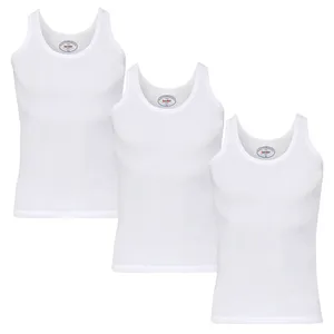 زیرپوش رکابی یقه گرد مردانه هورامهر مدل HZ-RW03 مجموعه ۳ عددی