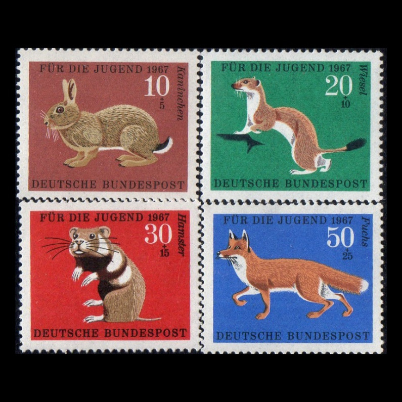 تمبر یادگاری مدل خارجی مجموعه 4 عددی