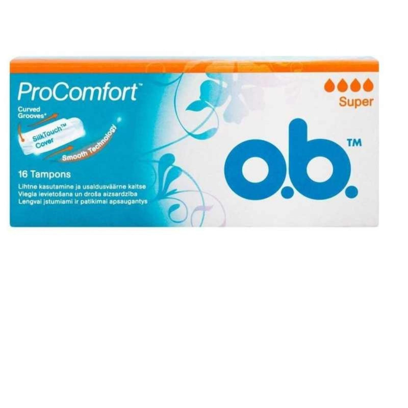 تامپون او.بی مدل super بسته 16 عددی
