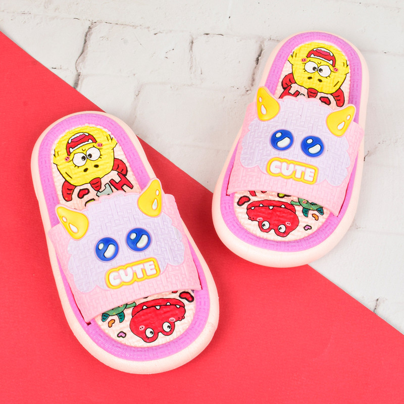 دمپایی دخترانه مدل CUTE MONSTER PK.3671