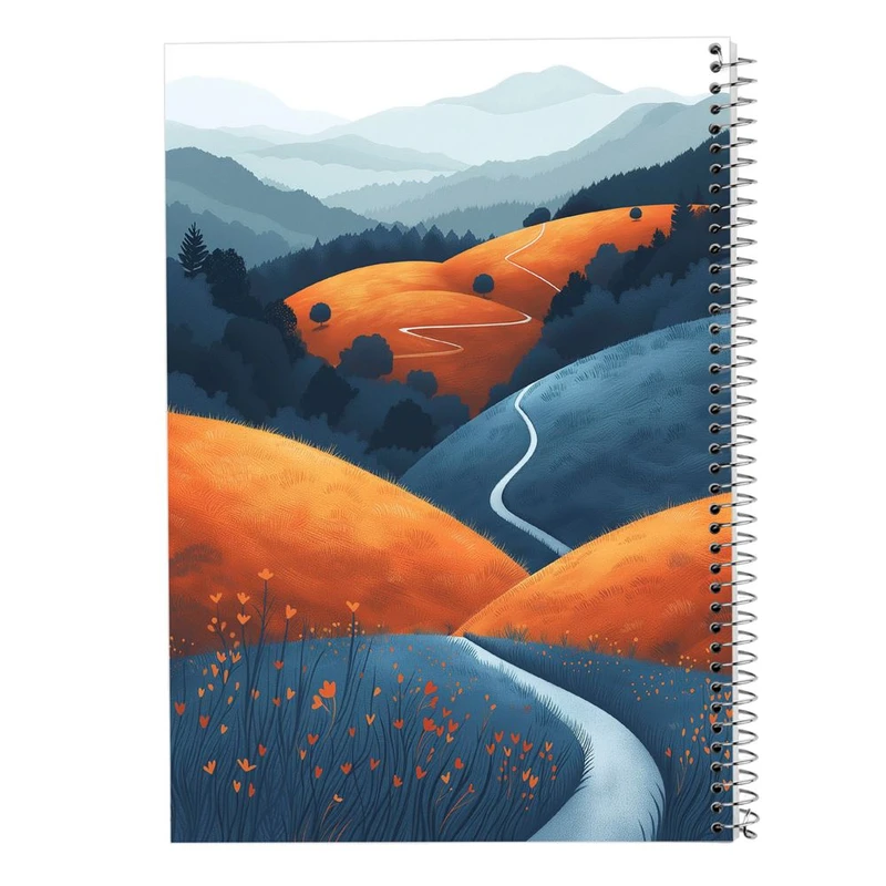 دفتر ژورنال نویسی 50 برگ مدوپد مدل نقطه ای طرح طبیعت کد DF15318