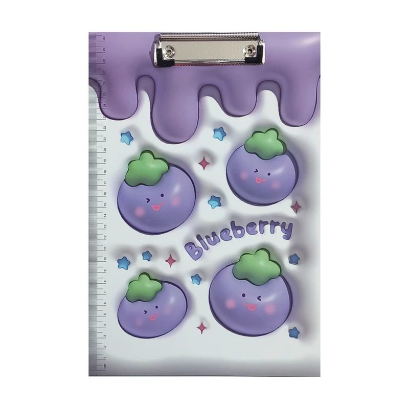 تخته شاسی مدل سه بعدی طرح بلوبری سایز A4