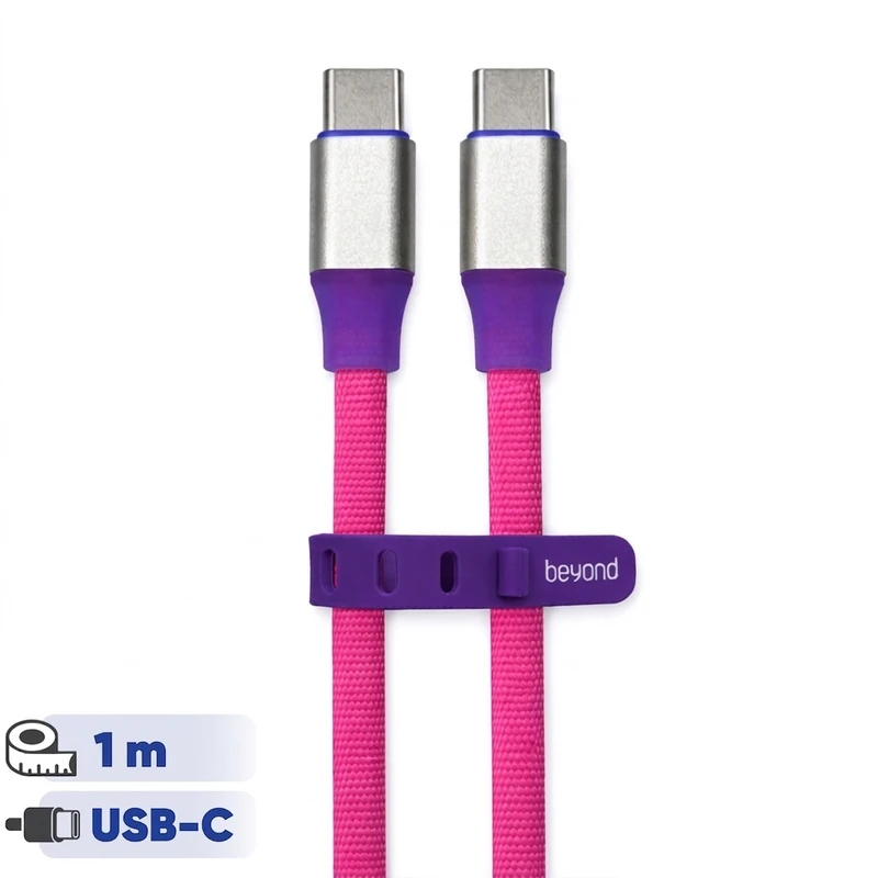 کابل تبدیل USB-C به USB-C بیاند مدل BCC-531KF FAST CHARGE طول 1 متر