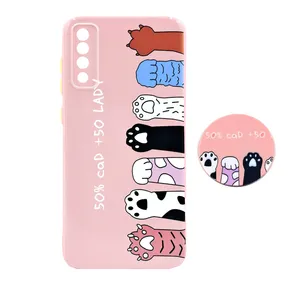 کاور مدل 6HANDCAT uv مناسب برای گوشی موبایل سامسونگ Galaxy A70/ A70S به همراه پاپ سوکت