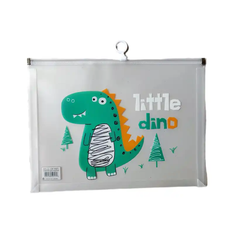 پوشه مدل زیپ کیپ طرح دایناسور