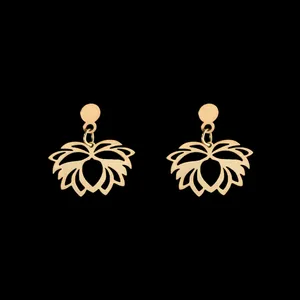 گوشواره طلا 18 عیار زنانه آمانژ کد D10217