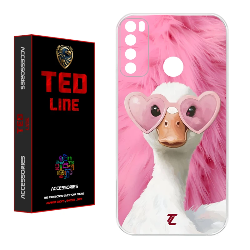 کاور تدلاین طرح اردک کد 1166 مناسب برای گوشی موبایل شیائومی Redmi Note 8
