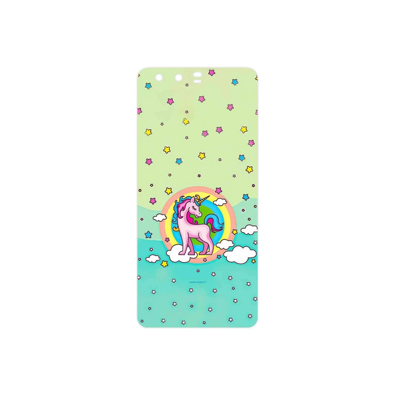 برچسب پوششی ماهوت مدل Rainbow unicorn adventure مناسب برای گوشی موبایل هوآوی P10