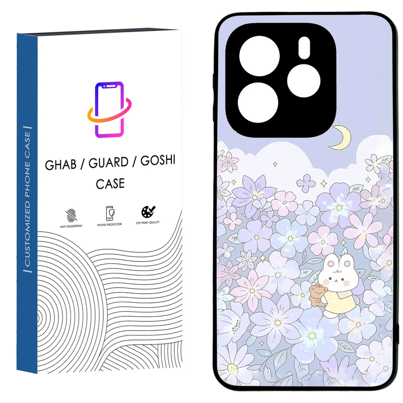 کاور قاب گارد گوشی طرح دخترانه کد 1 - TPU مناسب برای گوشی موبایل  شیائومی Redmi Note 14 4G