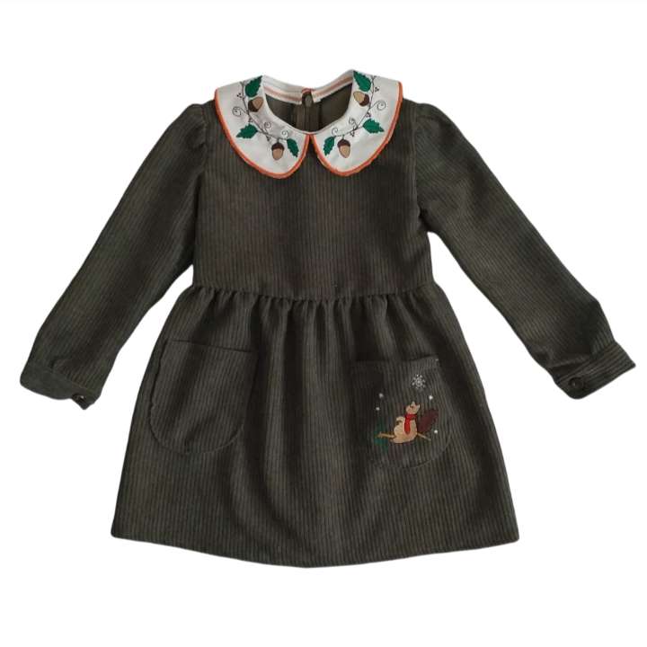 پیراهن دخترانه مدل کبریتی بلوط