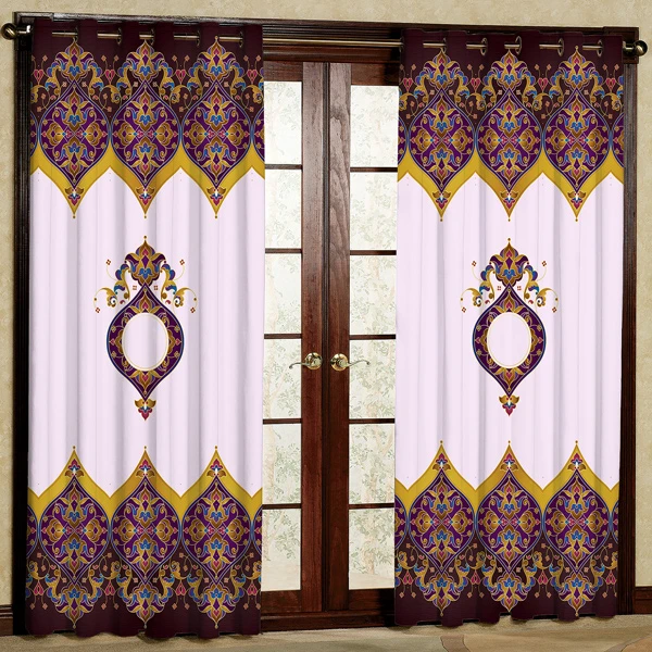 پرده مدل مخمل پانچی کد 7433 سایز 280x140 سانتی متر