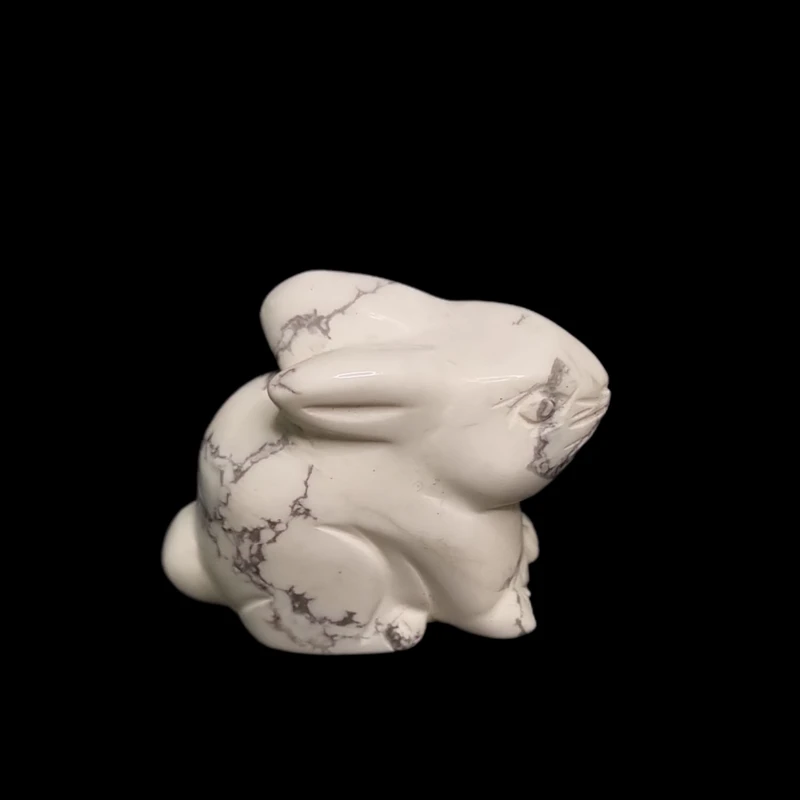 سنگ راف مدل هولیت مجسمه خرگوش کد W34T