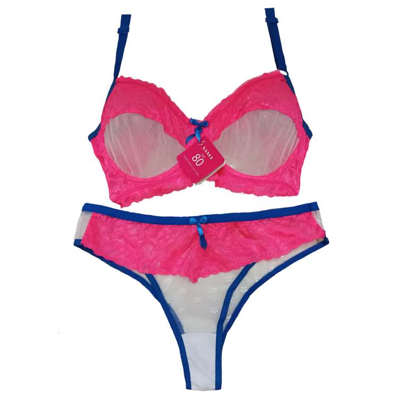 ست شورت و سوتین زنانه مدل شیشه ای S10