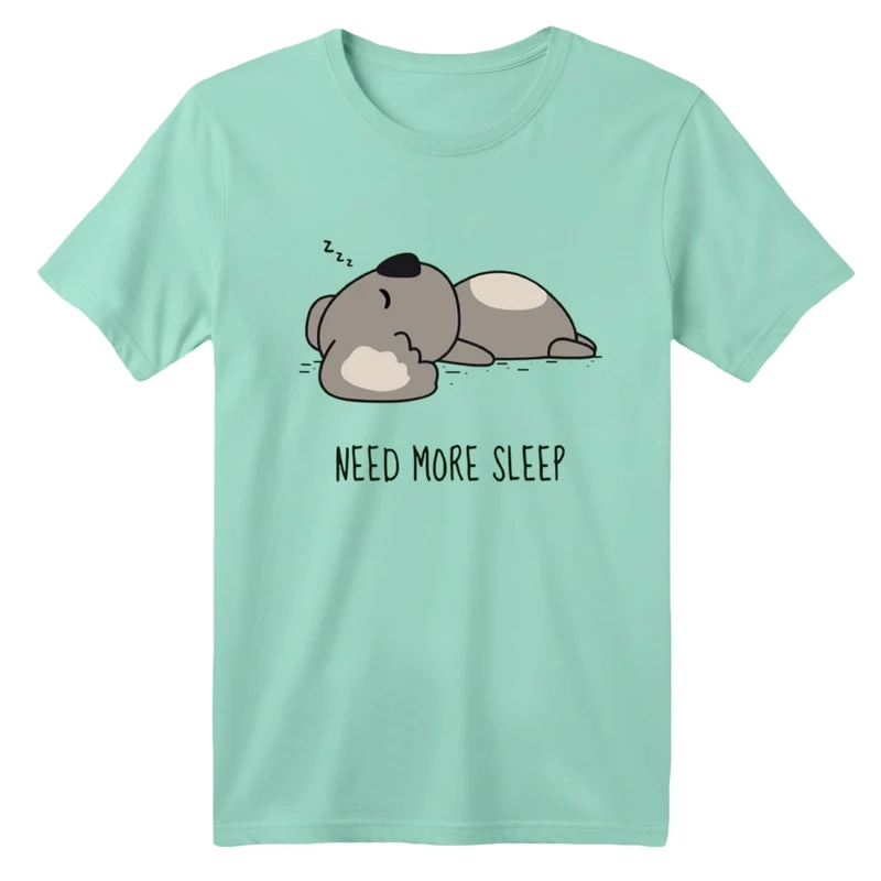 تی شرت آستین کوتاه بچگانه مدل کوالا خوابیده