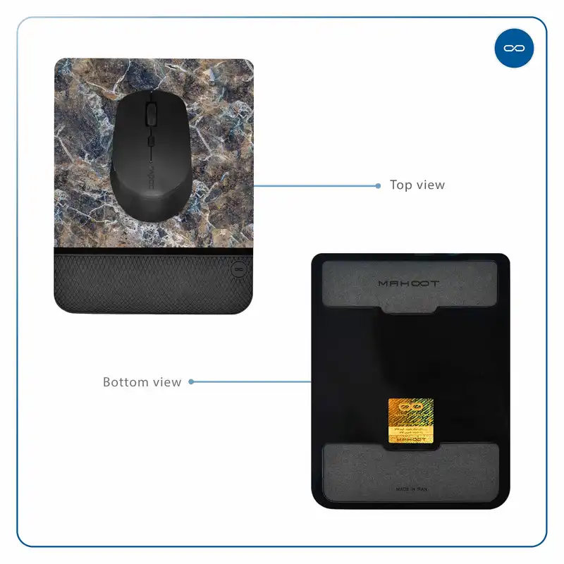 ماوس پد ماهوت مدل SML- Earth-White-Marble