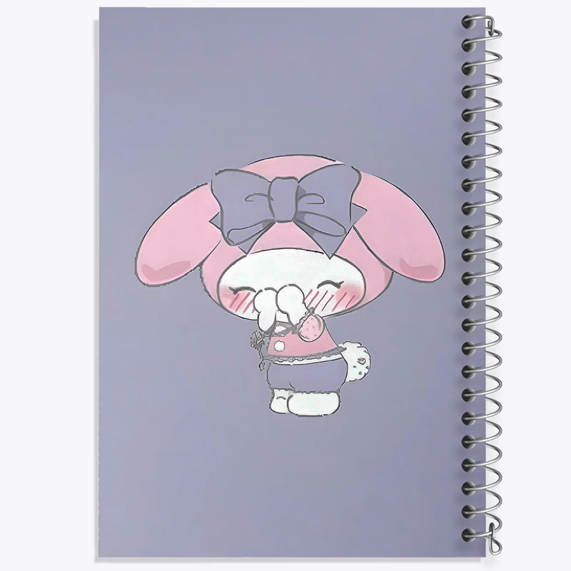 دفتر مشق 50 برگ خندالو طرح هلو کیتی کد N4828